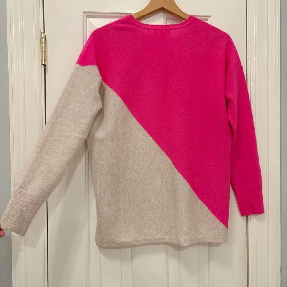 Lilly Pulitzer Napa Sweater 100% Cashmere V Neck Pullover XS $228.00 - Picture 6 of 8